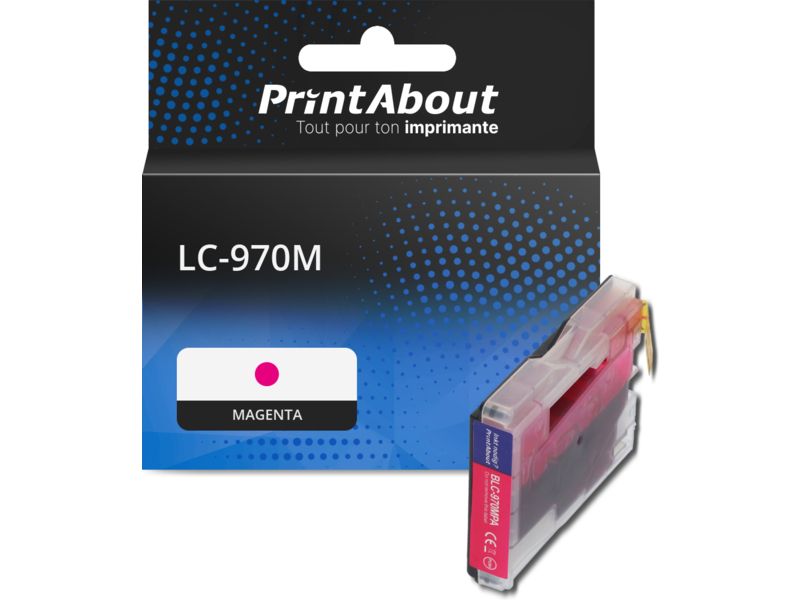 Cartouche compatible Brother LC-970M - Magenta