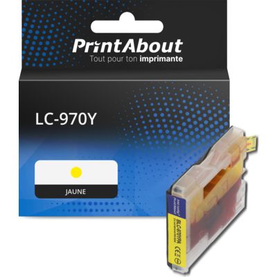 Cartouche compatible Brother LC-970Y - Jaune