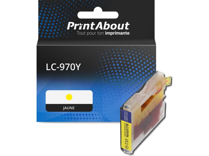 Cartouche compatible Brother LC-970Y - Jaune