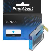 Cartouche compatible Brother LC-970C - Cyan