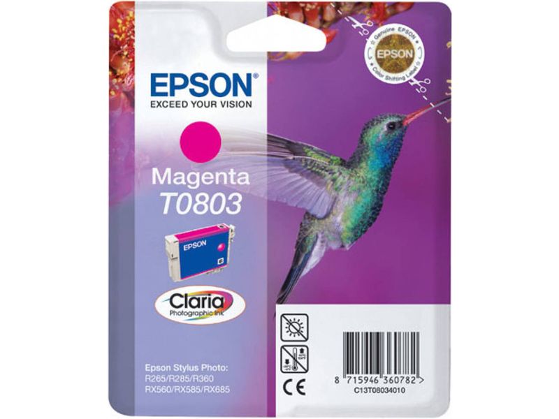 Epson C13T08034010 Inktcartridge Magenta