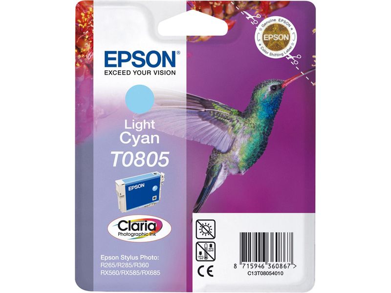 Epson C13T08054010 Inktcartridge Licht-cyaan