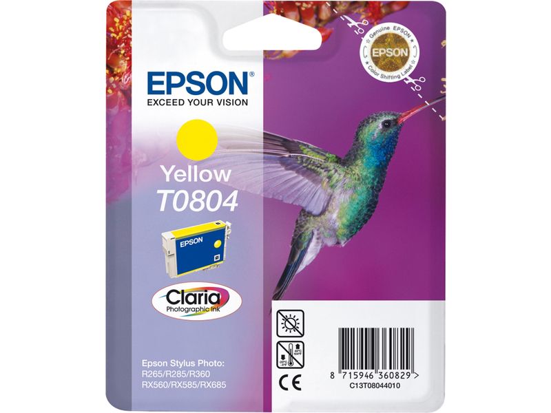 Epson C13T08044010 Inktcartridge Geel