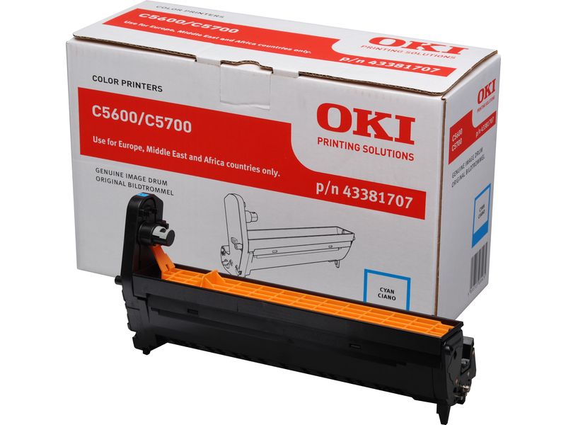 OKI - Cyan - kit tambour - pour C5600, 5600dn, 5600n, 5700dn, 5700n