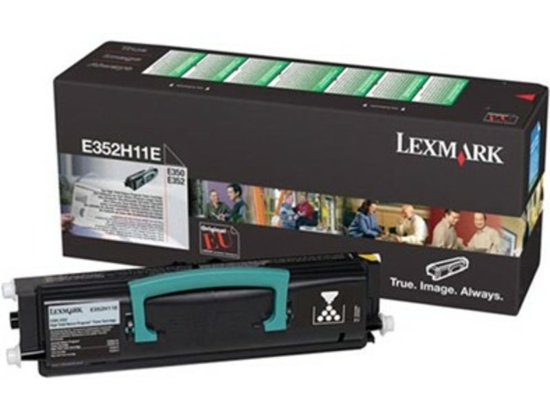 Lexmark E352H11E Toner Zwart Hoge capaciteit