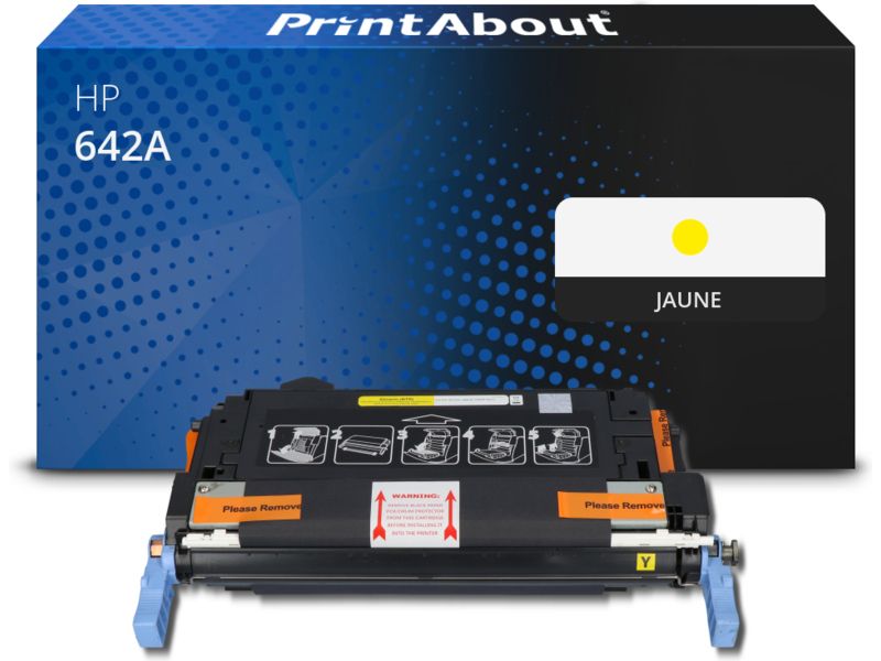 Toner compatible HP 642A (CB402A) - Jaune