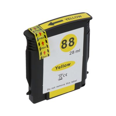 Cartouche compatible HP 88XL (C9393AE) - Jaune - Grande capacité