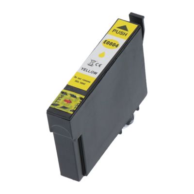 Cartouche compatible Epson T0804 - Jaune