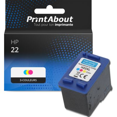 Cartouche compatible HP 22 (C9352AE) - 3-couleurs