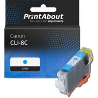 Cartouche compatible Canon CLI-8C - Cyan