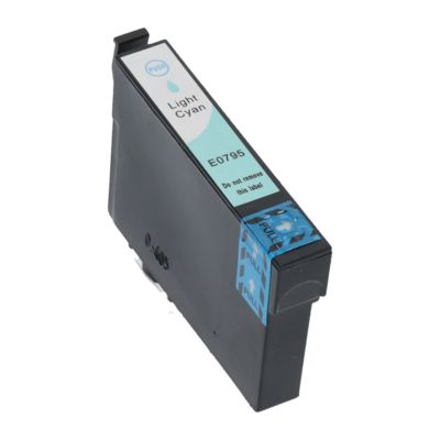 Cartouche compatible Epson T079 (C13T07954010) - Cyan clair