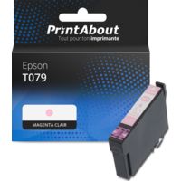 Cartouche compatible Epson T079 (C13T07964010) - Magenta clair