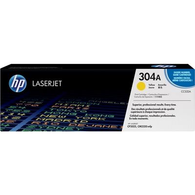 HP 304A (CC532A) - Jaune - Toner
