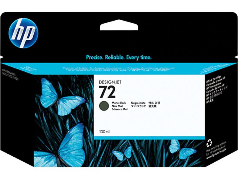 HP 72 (C9403A) Inktcartridge Mat-zwart