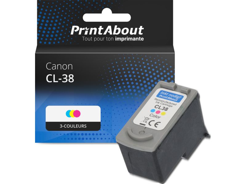 Cartouche compatible Canon CL-38 - 3-couleurs