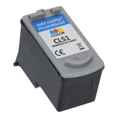 Cartouche compatible Canon CL-51 - 3-couleurs - Grande capacité