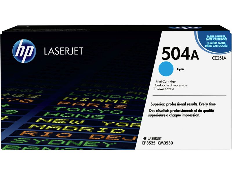 HP 504A (CE251A) Toner Cyaan