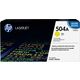HP 504A (CE252A) - Jaune - Toner
