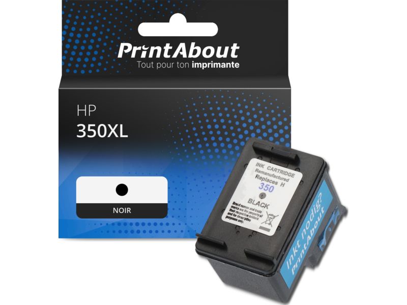 Cartouche compatible HP 350XL (CB336EE) - Noir - Grande capacité