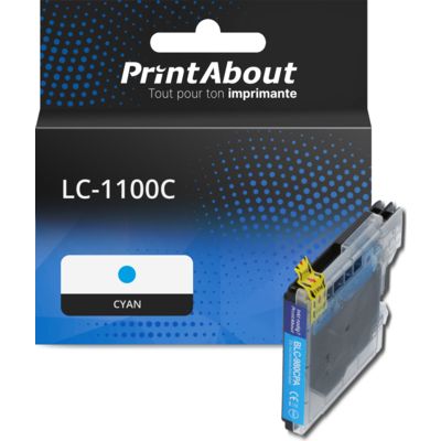 Cartouche compatible Brother LC-1100C - Cyan