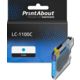 Cartouche compatible Brother LC-1100C - Cyan