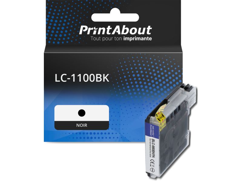 Cartouche compatible Brother LC-1100BK - Noir