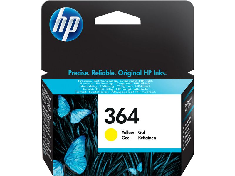 HP 364 (CB320EE) Inktcartridge Geel