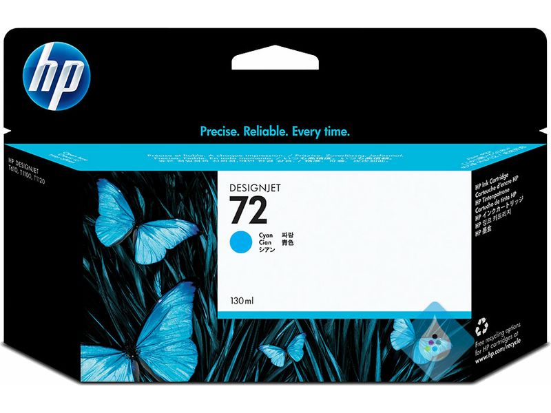 HP 72 (C9371A) Inktcartridge Cyaan