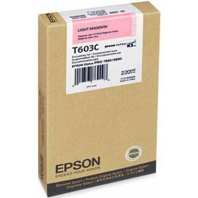Epson T603C - Magenta clair - Cartouche d'encre