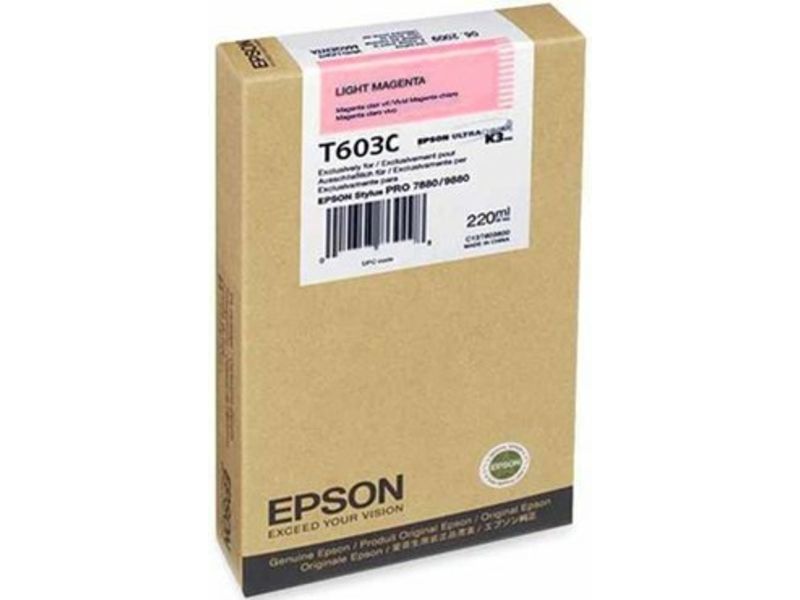 Epson T603C Inktcartridge Licht-magenta