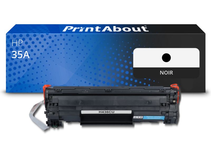 Toner compatible HP 35A (CB435A) - Noir