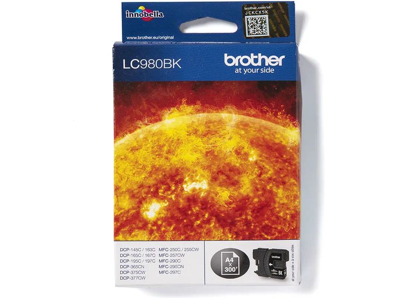 Brother LC-980BK Inktcartridge Zwart