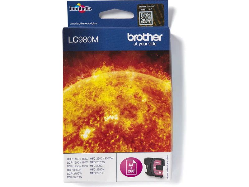 Brother LC-980M Inktcartridge Magenta