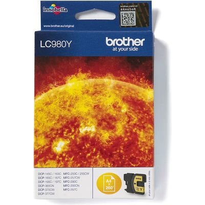 Brother LC-980Y - Jaune - Cartouche d'encre