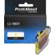 Cartouche compatible Brother LC-980Y - Jaune