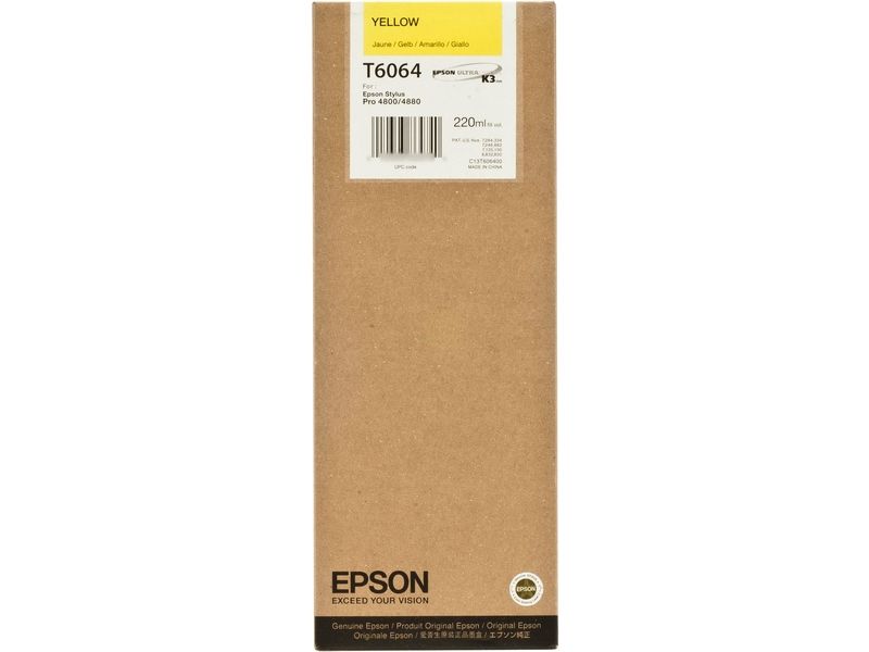 Epson C13T606440 Inktcartridge Geel
