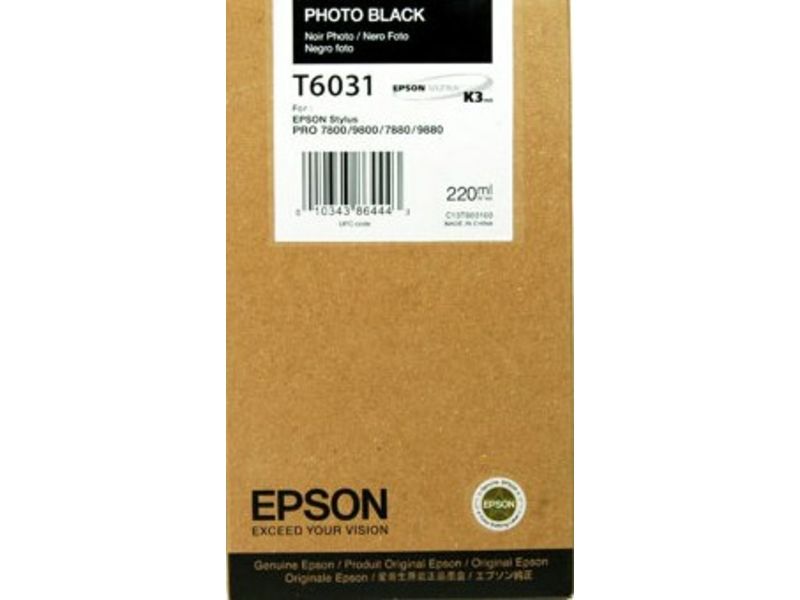 Epson T6031 Inktcartridge Foto-zwart