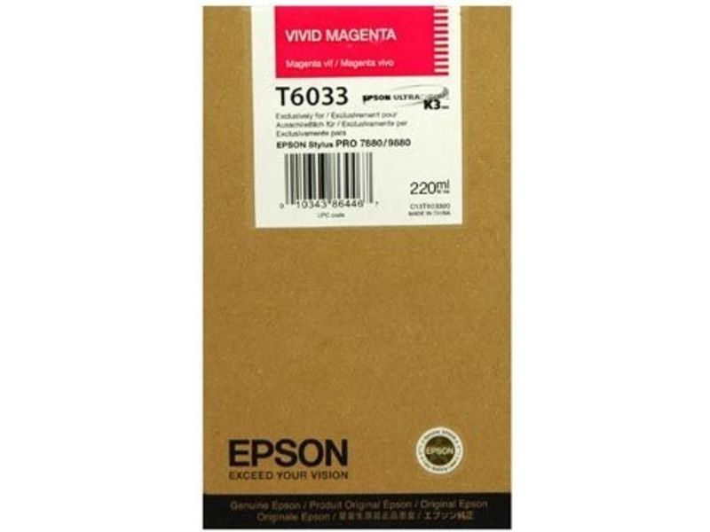 Epson T6033 Inktcartridge Magenta