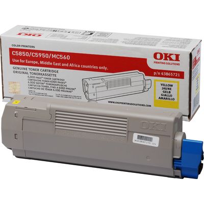 OKI 43865721 - Jaune - Toner
