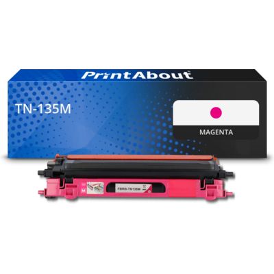 Toner compatible Brother TN-135M - Magenta - Grande capacité