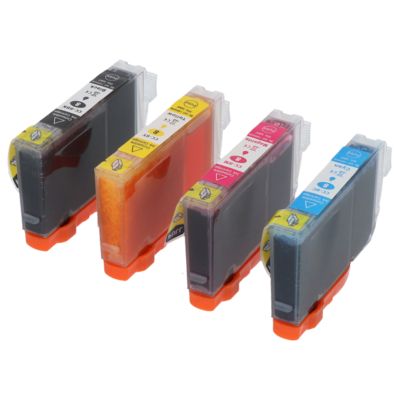 Cartouche compatible Canon CLI-8BK - 4 couleurs - Multipack