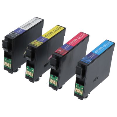 Cartouche compatible Epson T071 (C13T071540) - 4 couleurs - Multipack
