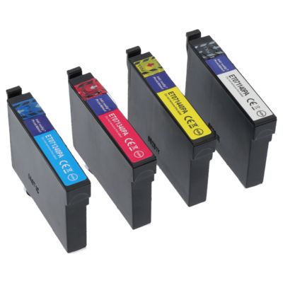 Cartouche compatible Epson T071 (C13T071540) - 4 couleurs - Multipack