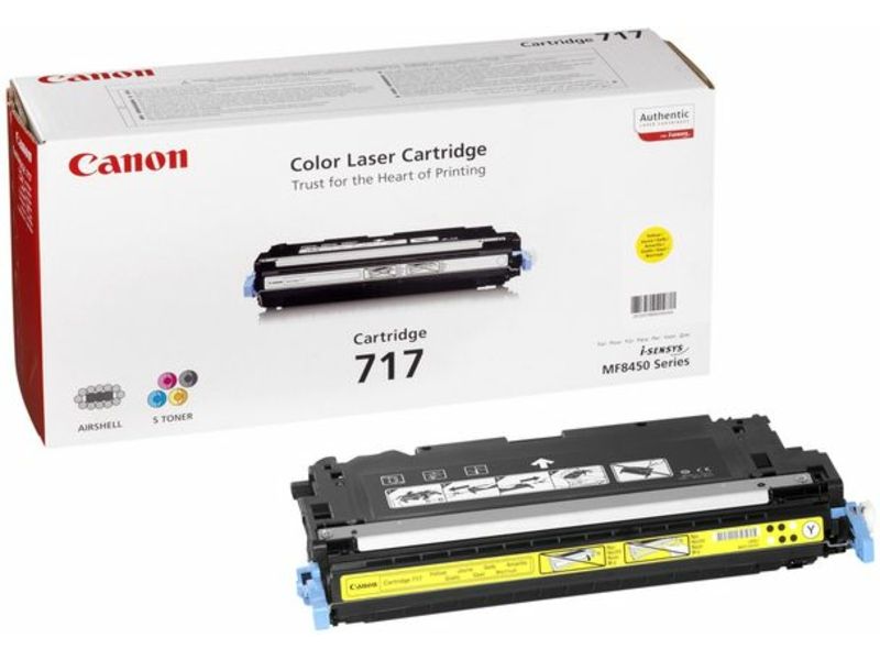 Canon 717 Y Toner Geel