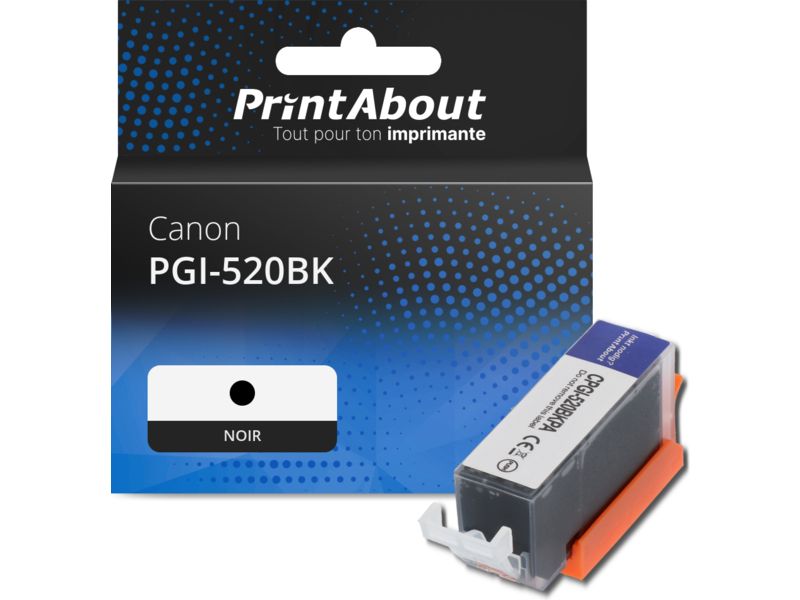 Cartouche compatible Canon PGI-520BK - Noir