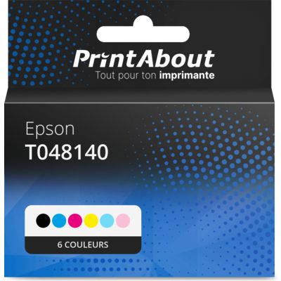 Cartouche compatible Epson T048140 - 6 couleurs - Multipack