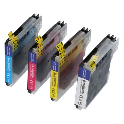 Cartouche compatible Brother LC-1100VALBP - 4 couleurs - Multipack
