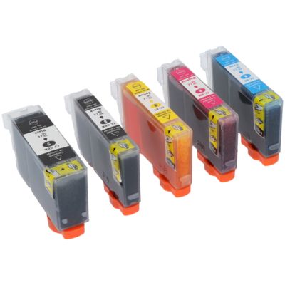 Cartouche compatible Canon PGI-5BK - 5 couleurs - Multipack