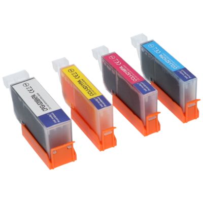 Cartouche compatible Canon CLI-521 CMYK - 4 couleurs - Multipack