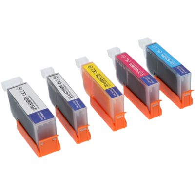 Cartouche compatible Canon PGI-520/CLI-521 BK/CMYK - 5 couleurs - Multipack